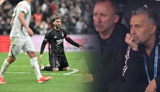 Konyaspor Beşiktaş'ı eledi! Sergen Yal&ccedil;ın'a su şişesi fırlatıldı!