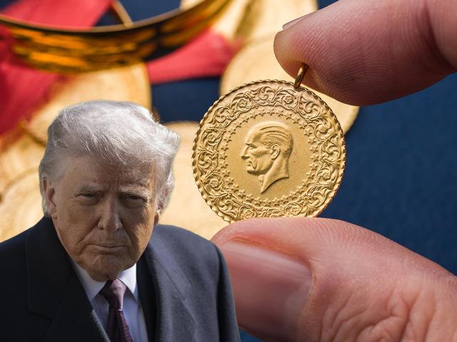 Trump'ın a&ccedil;ıklamasıyla altın hızlı y&uuml;kseldi: Petrol d&uuml;şt&uuml;