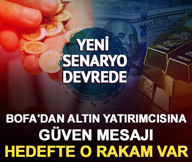 Bank of America'dan altın yatırımcısına g&uuml;ven mesajı: Hedef 6.000 dolar