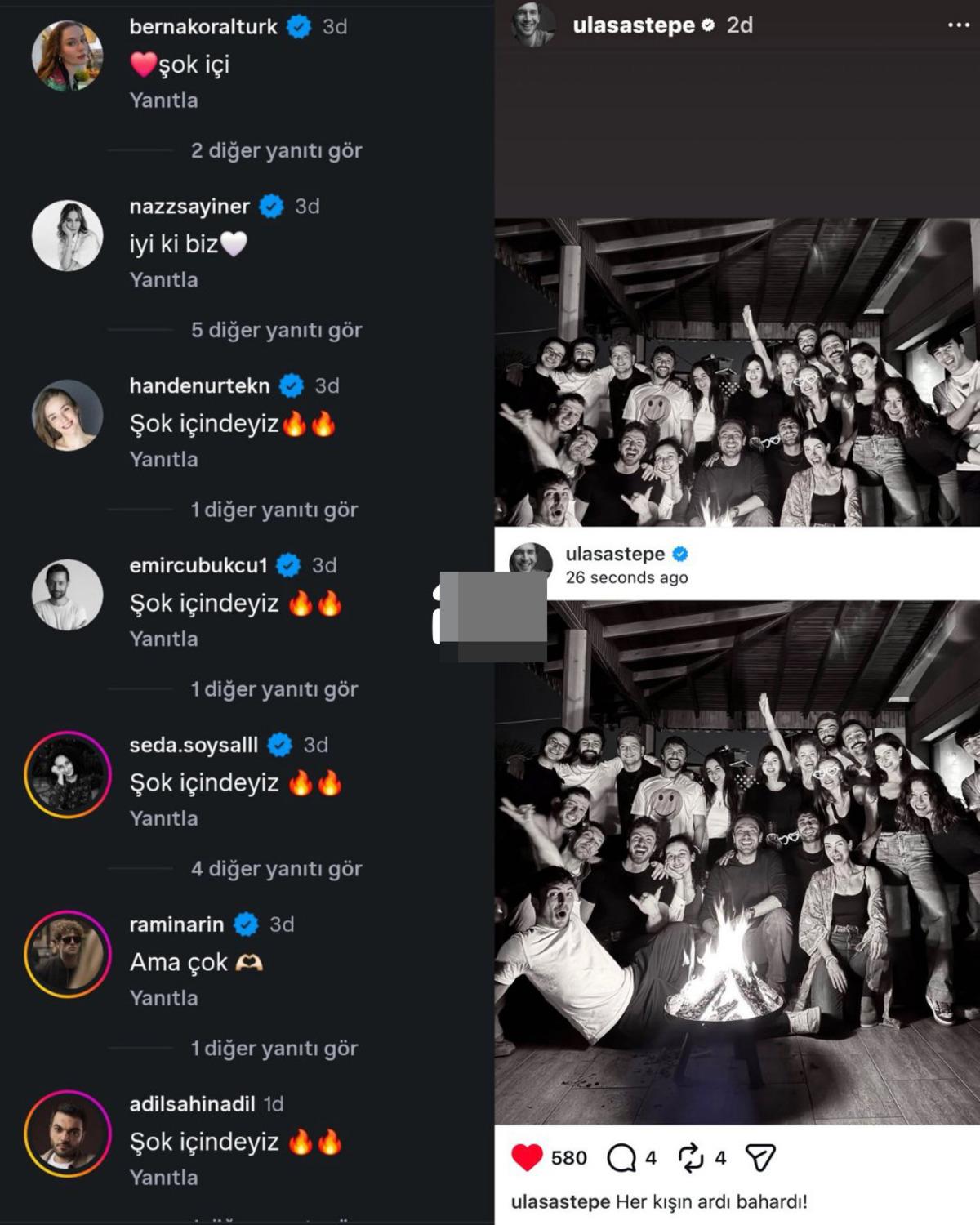Ulaş Tuna Astepe doğum g&uuml;n&uuml;nden paylaştı! "Şok i&ccedil;indeyiz" 2