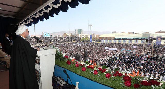 Ruhani'den ABD'ye sert uyarı