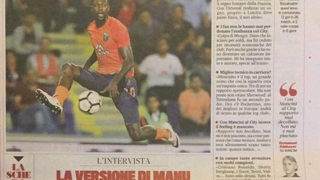 Emmanuel Adebayor: Toplumun bana ihtiyaç duyduğu örnek birey olmak istiyorum