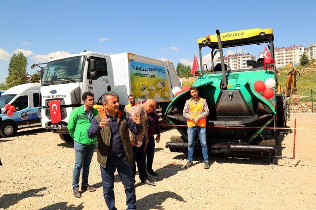 Kayyum başkan, Tunceli’ye 10 yeni araç kazandırdı