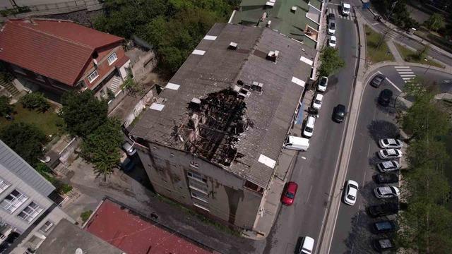 Eyüpsultan’da çatı tamirinden sonra yangın çıktı