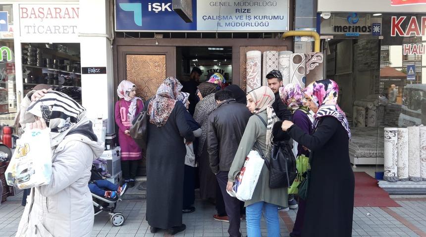Rize'de, 6 ay süreli geçici iş başvuruları başladı