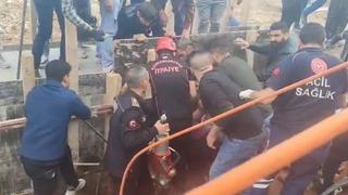 Kahramanmaraş'ta yol çöktü: 1 yaralı