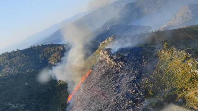 Marmaris'teki orman yangını kontrol altına alındı