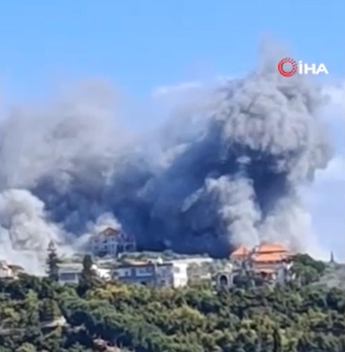 İsrail den L&uuml;bnan a hava saldırısı: 5 &ouml;l&uuml;, 15 yaralı 1