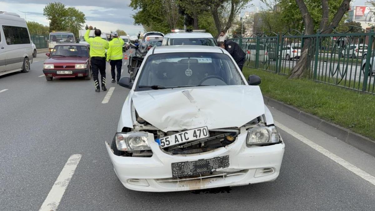 Samsun&rsquo;da 4 ara&ccedil;lı zincirleme kaza: 2 yaralı 2