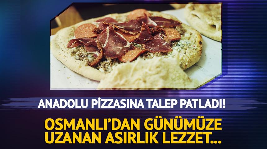 Osmanlı&rsquo;dan g&uuml;n&uuml;m&uuml;ze uzanan lezzet. 'Anadolu pizzası'na yoğun ilgi