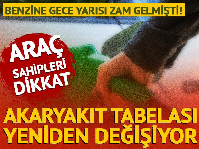Akaryakıt tabelası değişiyor