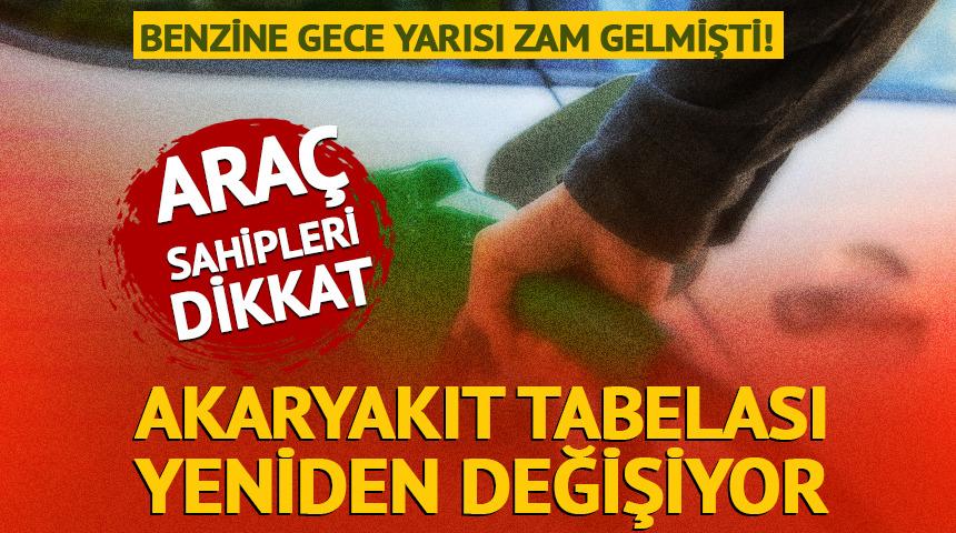 Akaryakıt tabelası değişiyor