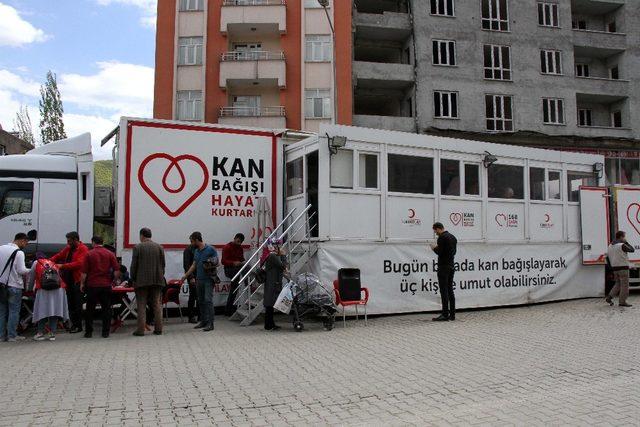 Hizan’da kan bağışı kampanyası