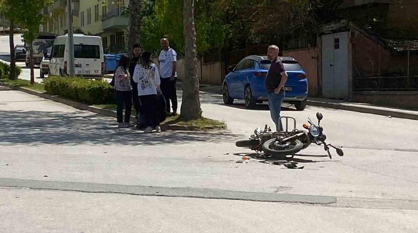 Kastamonu&rsquo;da motosiklet kazası: 1 yaralı