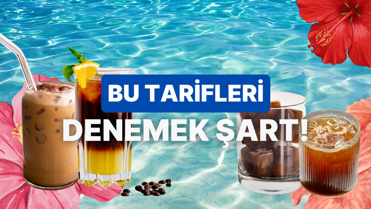 Soğuk kahve tutkunları i&ccedil;in ferahlatıcı yaz tarifleri