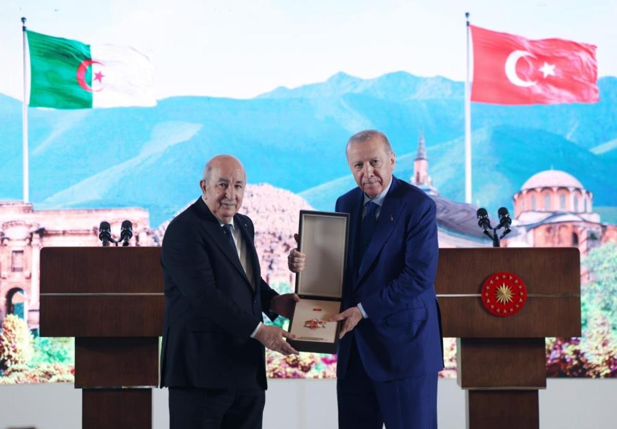Cumhurbaşkanı Erdoğan, Ankara da Cezayir Cumhurbaşkanı Tebbun u konuk etti 5