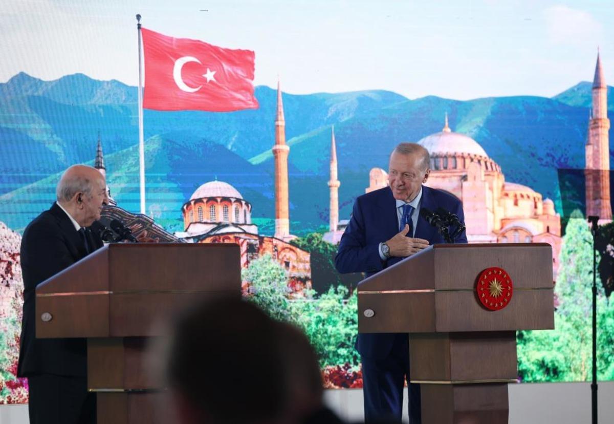 Cumhurbaşkanı Erdoğan, Ankara da Cezayir Cumhurbaşkanı Tebbun u konuk etti 8
