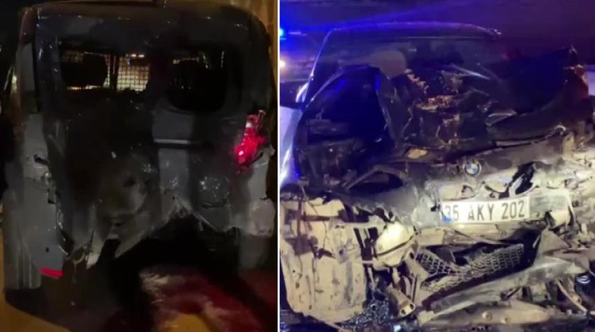 Kocaeli&rsquo;de zincirleme kaza: 4 ara&ccedil; birbirine girdi, 3 yaralı