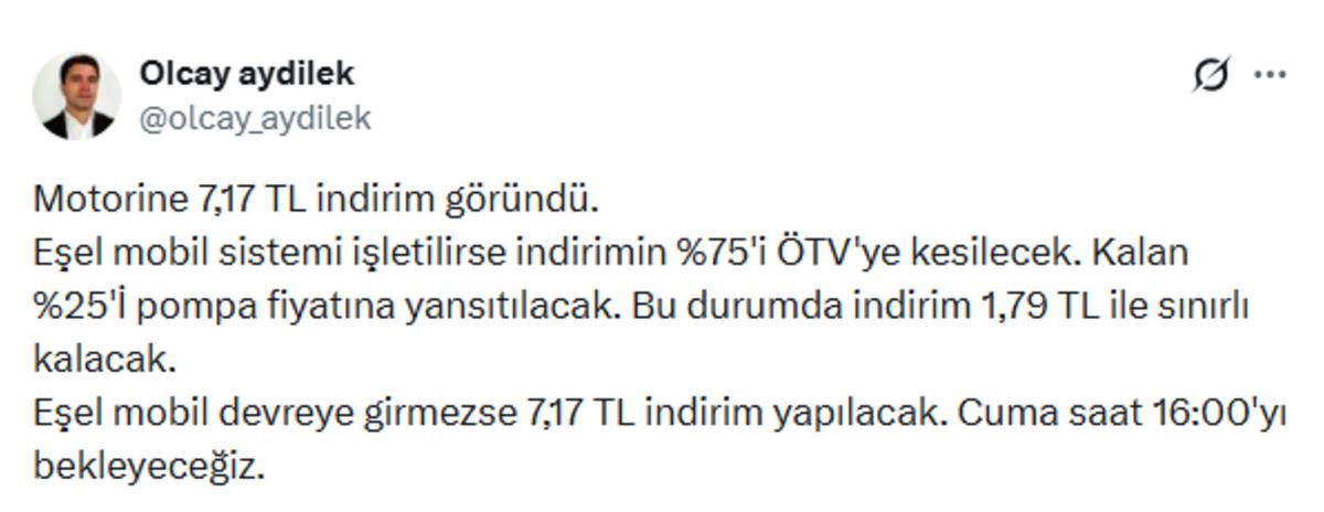 Akaryakıta dev indirim! 70 TL&rsquo;nin altına d&uuml;şecek (8 Mayıs 2026) 3