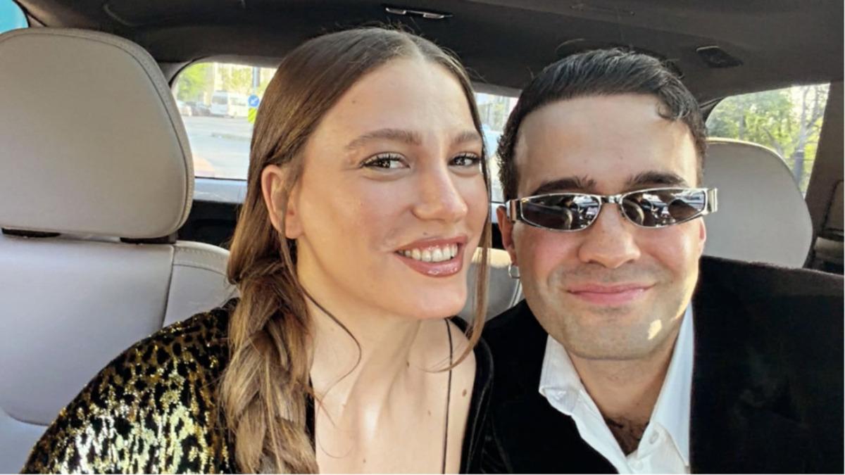 Serenay Sarıkaya ve Mert Demir aşka geldi! Romantik dansları g&uuml;ndemde 1
