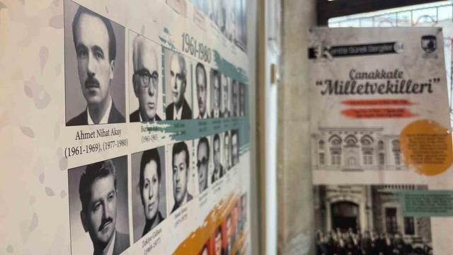&Ccedil;anakkale milletvekilleri sergisi a&ccedil;ıldı 6
