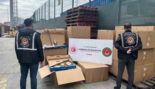 G&uuml;mr&uuml;k Muhafaza ekipleri, 4 ayda 34,2 milyar lira değerinde ka&ccedil;ak eşya ve uyuşturucu ele ge&ccedil;irdi