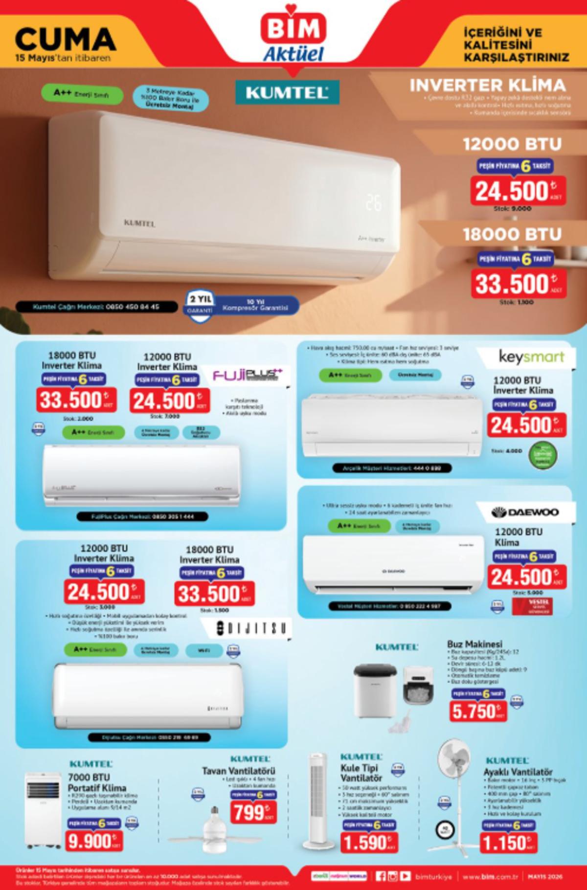 BİM e buz makinesi geliyor! 15 Mayıs 2026 BİM katalog yayınlandı 1