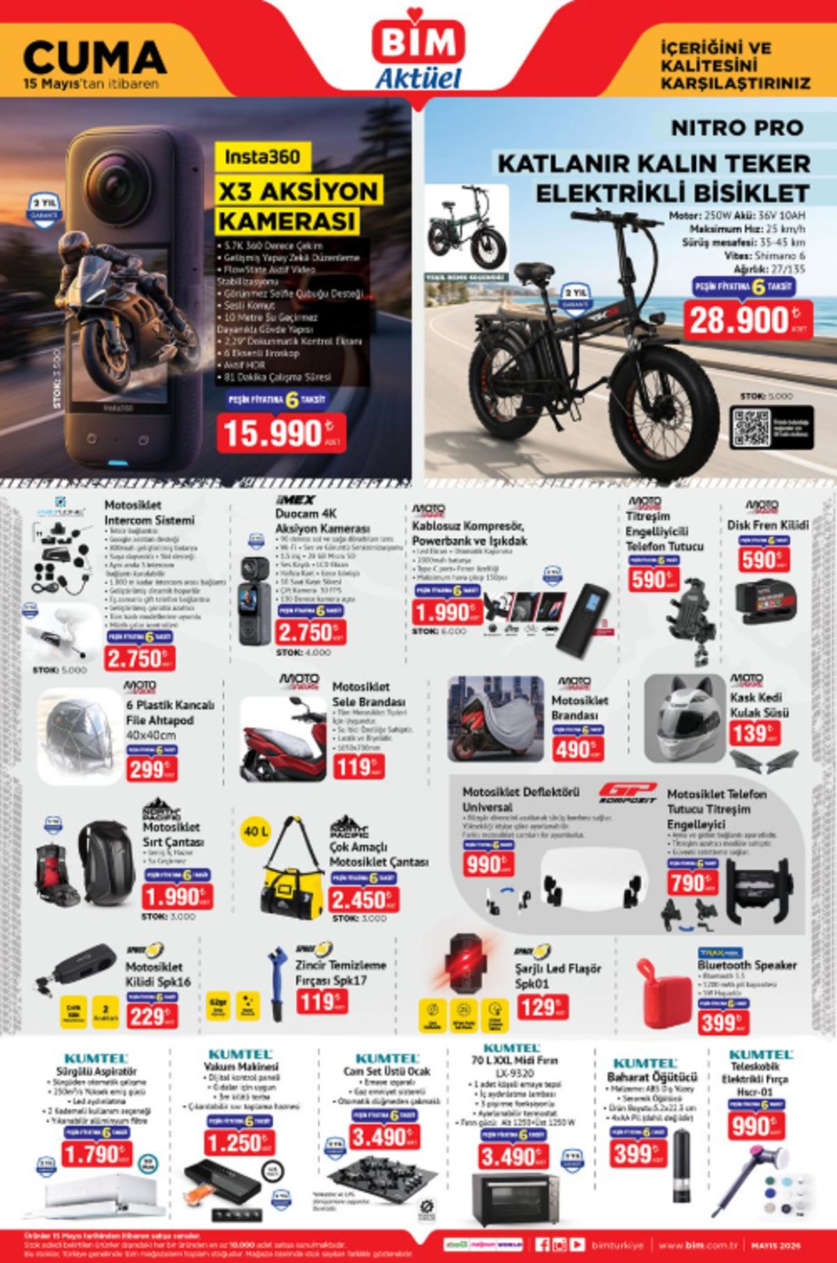 BİM e buz makinesi geliyor! 15 Mayıs 2026 BİM katalog yayınlandı 2