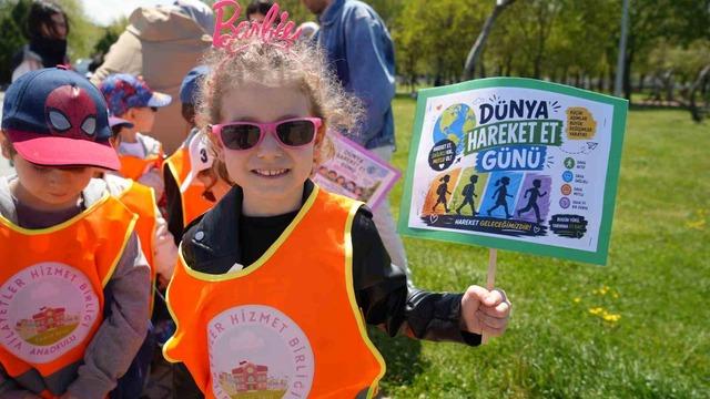 Sağlık için 'hareket et, sağlıklı kal' günü: Mesaj miniklerden geldi