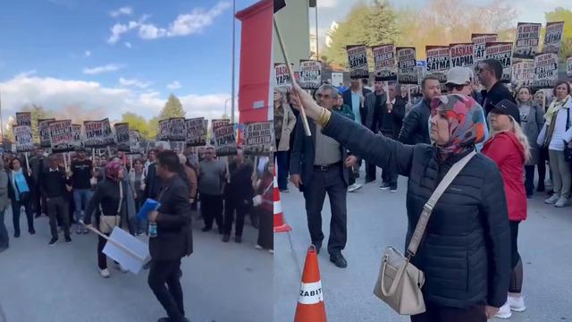 AK Parti iddiaları sonrası Burcu Köksal'a Afyon'da protesto: Sinir krizi geçirdi