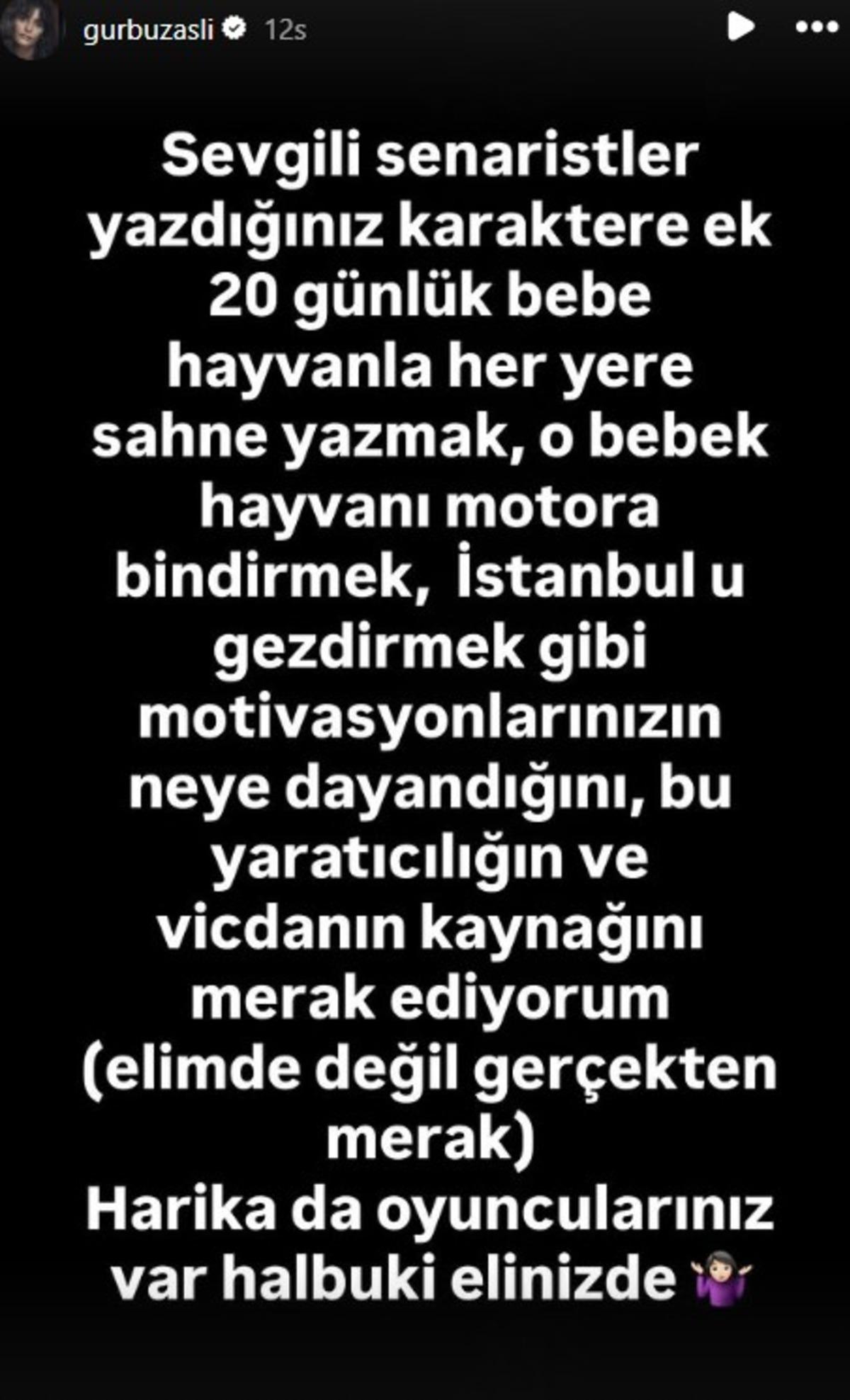 Sevdiğim Sensin deki kuzu sahnelerine sert eleştiri! Aslıhan G&uuml;rb&uuml;z senariste seslendi 3