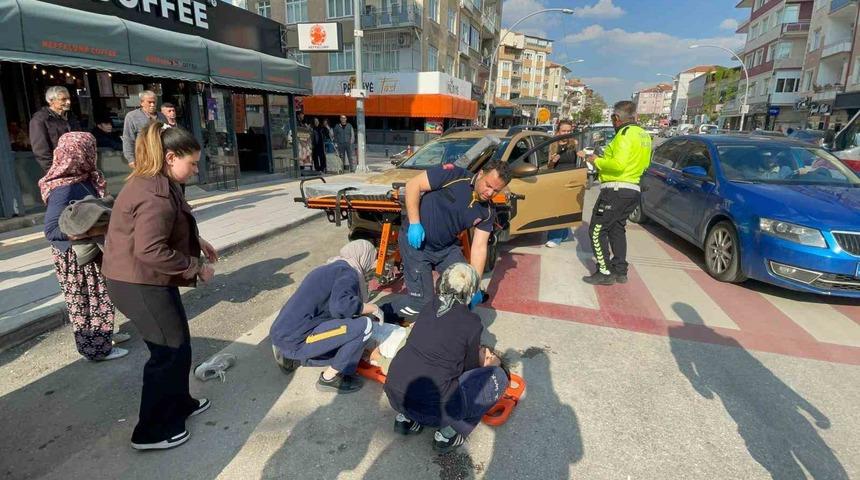 Karaman&rsquo;da motosiklet kazası: 1 yaralı
