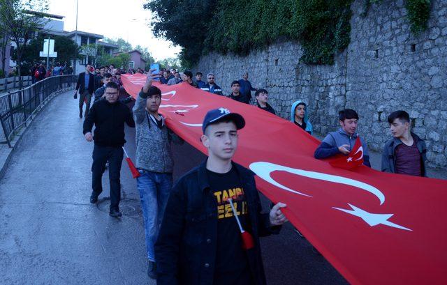 Zonguldak’ta 'Çanakkale Vefa Yürüyüşü'