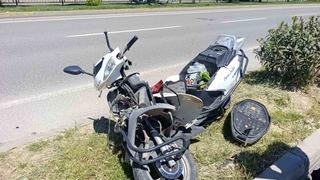 İki motosiklet çarpıştı: 2 yaralı