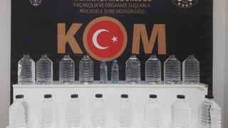 Kırşehir’de kaçak içki ve etil alkol ele geçirildi