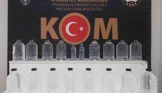 Kırşehir&rsquo;de ka&ccedil;ak i&ccedil;ki ve etil alkol ele ge&ccedil;irildi