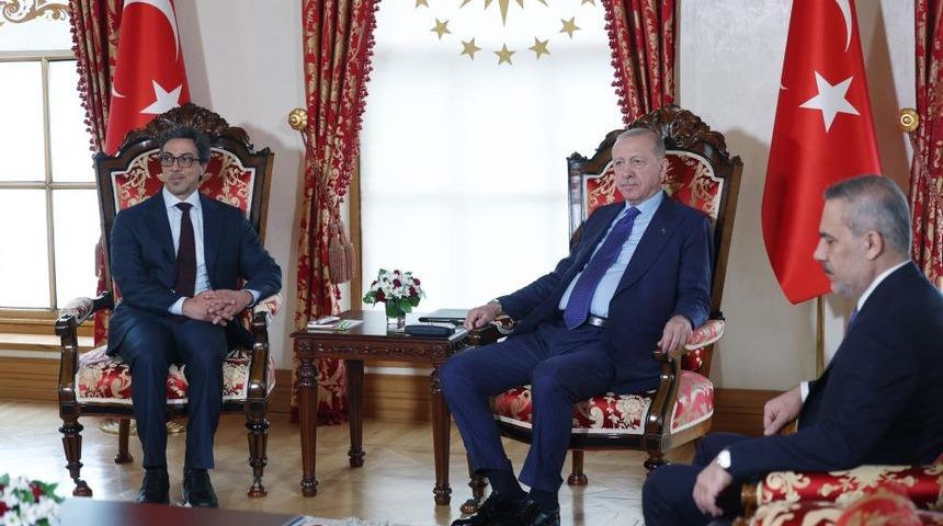 Cumhurbaşkanı Erdoğan, BAE Devlet Başkan Yardımcısı Al Nahyan&rsquo;ı kabul etti