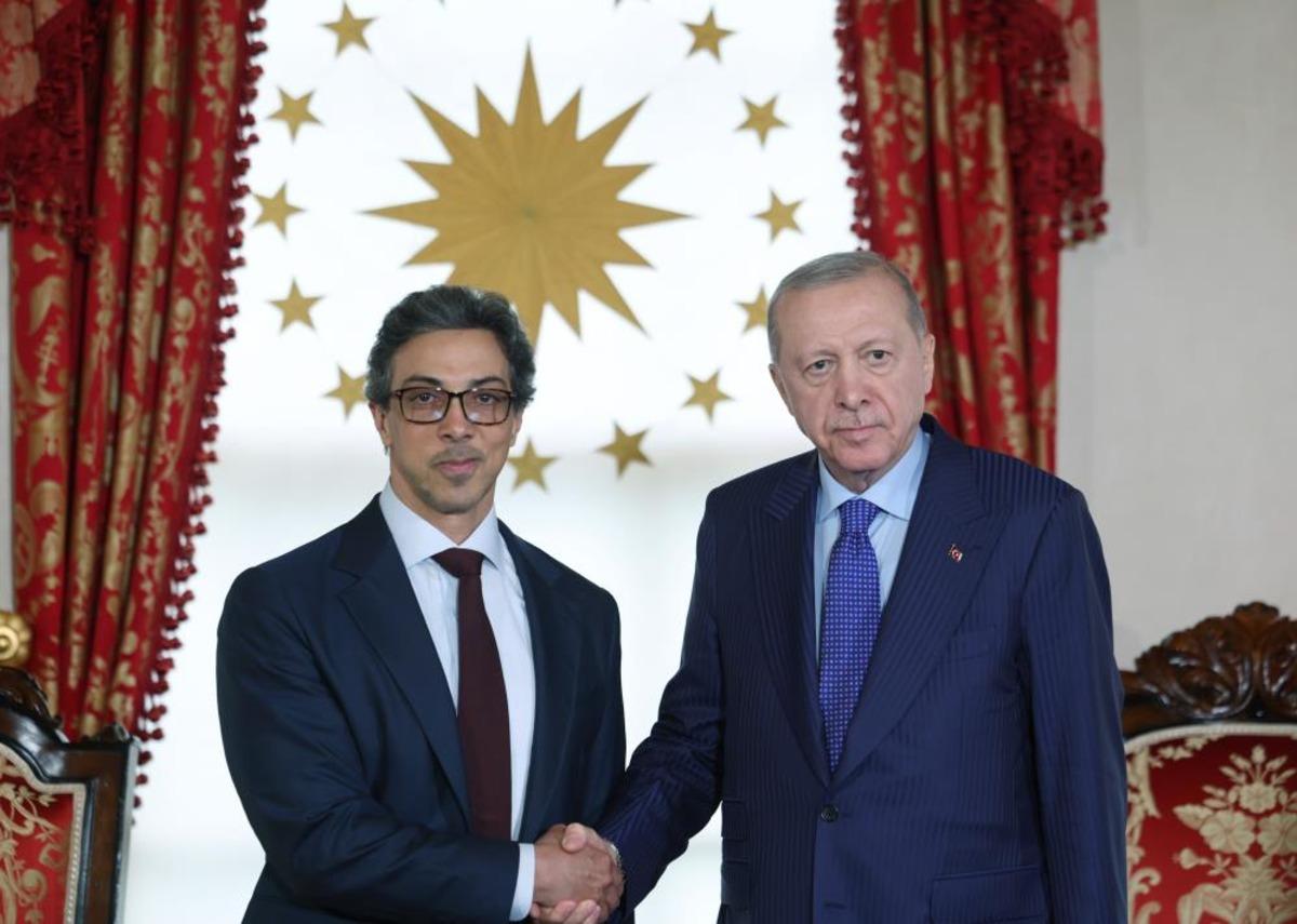 Cumhurbaşkanı Erdoğan, BAE Devlet Başkan Yardımcısı Al Nahyan&rsquo;ı kabul etti 1