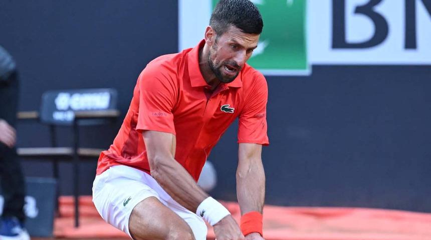Novak Djokovic, Roma A&ccedil;ık'taki ilk ma&ccedil;ında elendi