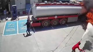 Yer: Muğla! Mazot yüklü tanker böyle alev aldı 