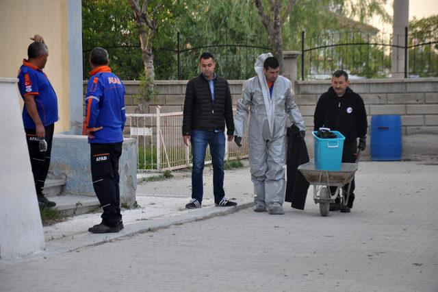 Karaman'da 8 öğrenci cıva zehirlenmesi şüphesiyle Ankara'ya sevk edildi