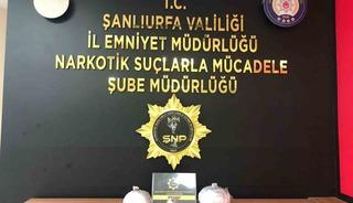 Şanlıurfa&rsquo;da 6 kilo 800 gram uyuşturucu ele ge&ccedil;irildi