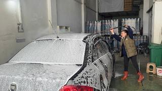 Kırklareli'nde oto yıkamaya ‘kadın eli’ değdi