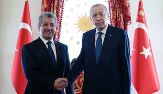 Cumhurbaşkanı Erdoğan Barzani'yi kabul etti!