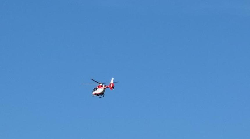 Van&rsquo;da 77 yaşındaki hasta i&ccedil;in helikopter ambulans havalandı