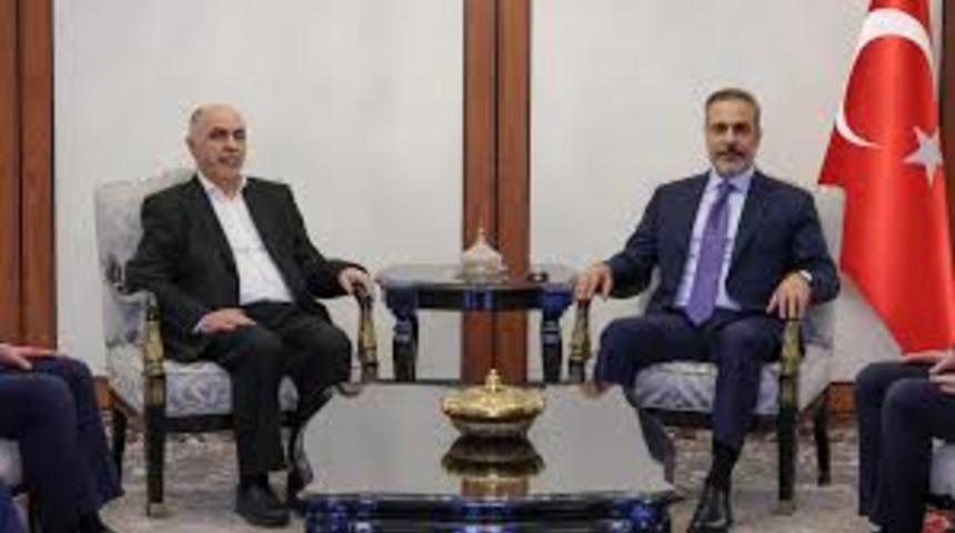 Bakan Fidan, Hamas Şura Meclisi Başkanı Derviş ile g&ouml;r&uuml;şt&uuml;