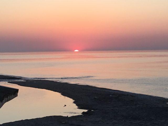 Akçakoca’da gün batımı büyük ilgi görüyor