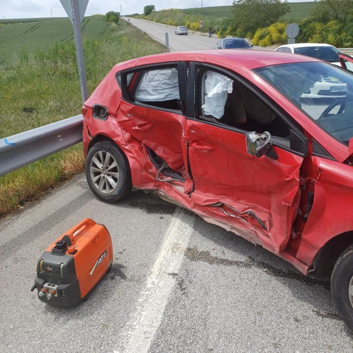 Babaeski&rsquo;de meydana gelen trafik kazasında 3 kişi yaralandı 2