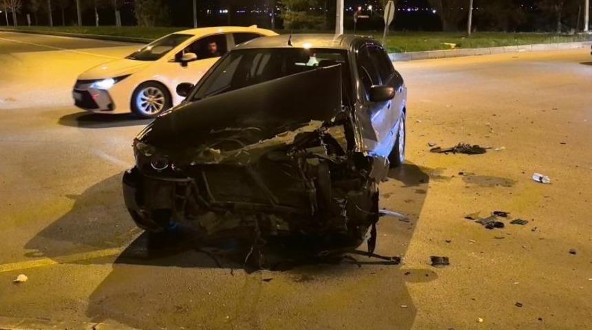 Erzurum&rsquo;da trafik kazası: 2 yaralı