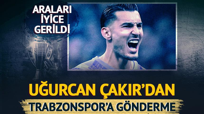 Uğurcan &Ccedil;akır'dan Trabzonspor'un '&ccedil;&ouml;p kovası' g&ouml;ndermesine yanıt!